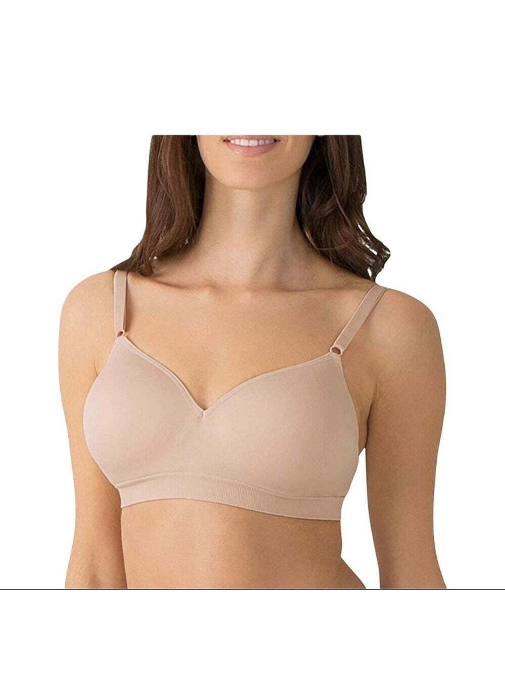 Fruit of the Loom 34D Seamless Lift Bra Wire-Free FT640 Soft Support Everyday
